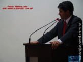 Entrega de certificado de honra ao mérito ao Dia do Pastor Evangélico