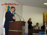 Entrega de certificado de honra ao mérito ao Dia do Pastor Evangélico