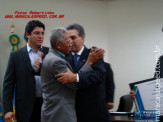 Entrega de certificado de honra ao mérito ao Dia do Pastor Evangélico