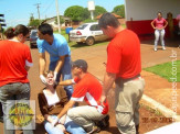 Alunos concluem o 1º Curso Básico de Primeiros Socorros.