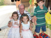 Aniversariantes 3 anos Naitê e Lara Pais Graziella e Claúdio