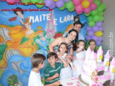 Aniversariantes 3 anos Naitê e Lara Pais Graziella e Claúdio