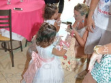 Aniversariantes 3 anos Naitê e Lara Pais Graziella e Claúdio