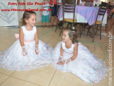 Aniversariantes 3 anos Naitê e Lara Pais Graziella e Claúdio