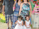 Aniversariantes 3 anos Naitê e Lara Pais Graziella e Claúdio
