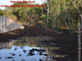 Fotos de degradação ambiental por obra da Prefeitura Municipal de Maracaju