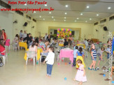 Aniversário de 4º aninho de Marcela, realizado no Salão da Igreja Batista