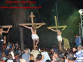 Igreja Católica - Incenação da Paixão de Cristo realizada no Parque Ecológico Vila Juquita