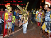 Igreja Católica - Incenação da Paixão de Cristo realizada no Parque Ecológico Vila Juquita