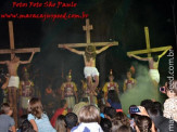 Igreja Católica - Incenação da Paixão de Cristo realizada no Parque Ecológico Vila Juquita