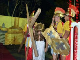 Igreja Católica - Incenação da Paixão de Cristo realizada no Parque Ecológico Vila Juquita