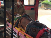 Maracaju: Capotamento em estrada vicinal, carro para em cima de vítima