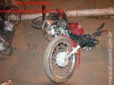 Maracaju: Grave acidente na Vila Juquita deixa motociclista com fratura exposta