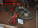 Maracaju: Grave acidente na Vila Juquita deixa motociclista com fratura exposta