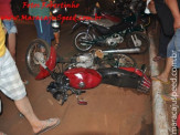 Maracaju: Grave acidente na Vila Juquita deixa motociclista com fratura exposta