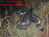 Maracaju: Motociclista morre após invadir pista na BR-267 e ser atingido por carreta