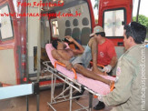 Maracaju: Bombeiros socorrem homem baleado com dois disparos de arma de fogo