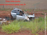 Maracaju: Veículo capota por várias vezes na rodovia MS-164