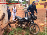 Maracaju: Colisão entre carro e moto na Av. Marechal Deodoro da Fonseca