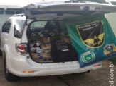 PRE em ação conjunta com o 13º BPM apreende 440 kg de maconha