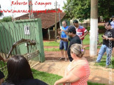 Bombeiros capturam “Sucuri” de aproximadamente 2,5 metros no centro de Maracaju