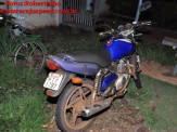 Maracaju: Motocicleta é encontrada abandonada na Rua Benjamim Constant