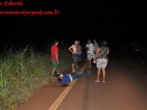 Maracaju: Colisão entre carro e moto na BR-267 deixa homem gravemente ferido