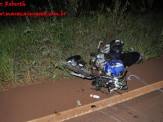 Maracaju: Colisão entre carro e moto na BR-267 deixa homem gravemente ferido