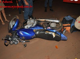Maracaju: Acidente na antiga Rua Noroeste deixa motociclista com fratura exposta