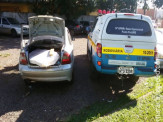 PRE apreende Vectra com mais de 200 kg de maconha, condutor empreendeu fuga com destino Vista Alegre