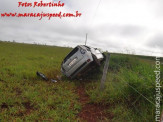 Maracaju: Condutora perde controle de veículo e capota na MS 162