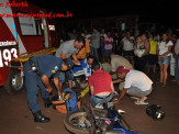 Maracaju: Acidente na antiga Rua Noroeste deixa motociclista com fratura exposta