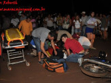 Maracaju: Acidente na antiga Rua Noroeste deixa motociclista com fratura exposta