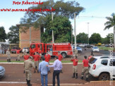 Maracaju: Novos bombeiros chegam, são batizados, apresentados ao prefeito e já trabalham