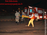 Maracaju: PM persegue assaltantes e acaba colidindo com motocicleta em rotatória