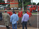 Maracaju: Novos bombeiros chegam, são batizados, apresentados ao prefeito e já trabalham