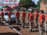 Maracaju: Novos bombeiros chegam, são batizados, apresentados ao prefeito e já trabalham