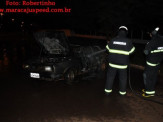Maracaju: Veículo deixa jovens nervosos e é incendiado próximo a “nova” rodoviária