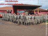 Maracaju: Novos bombeiros chegam, são batizados, apresentados ao prefeito e já trabalham