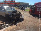 Maracaju: Colisão entre caminhão e veículo no Centro de Maracaju