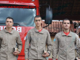 Maracaju: Novos bombeiros chegam, são batizados, apresentados ao prefeito e já trabalham
