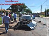 Maracaju: Colisão entre caminhão e veículo no Centro de Maracaju