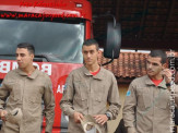 Maracaju: Novos bombeiros chegam, são batizados, apresentados ao prefeito e já trabalham