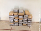 Maracaju: PRE BOP Vista Alegre apreende 27 kg de Maconha com adolescente em ônibus