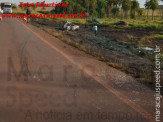 Maracaju: Acidente na BR-060 envolveu veículo e caminhão, e resultou em três mortos