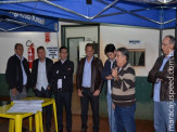 Prefeito Maurílio acompanhado do Secretário de Obras Hélio Peluffo e dos vereadores, estiveram participando de reunião com produtores e empresários