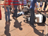 Maracaju: Motoboy menor de idade colidi com caminhão baú na Vila Juquita