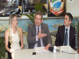 Polícia Civil da cidade de Jardim apresenta assassino do mototaxista a imprensa