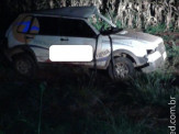 Bombeiros de Maracaju atendem ocorrência de capotamento na Rodovia MS-164