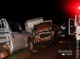 Maracaju/Sidrolândia: Batida entre caminhonetes deixa três pessoas com ferimentos graves